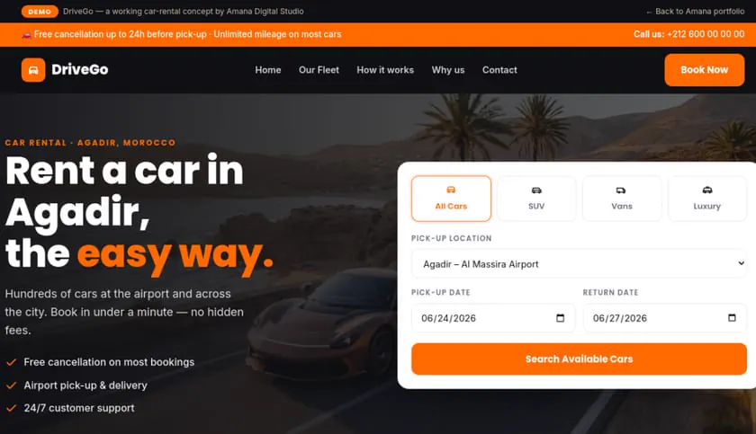 DriveGo Car Rental