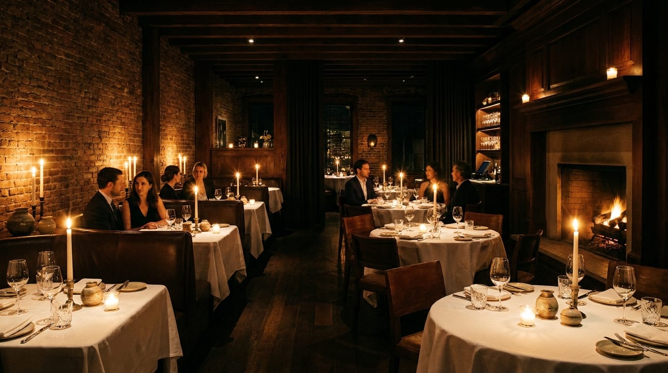 Aurum & Ember dining room