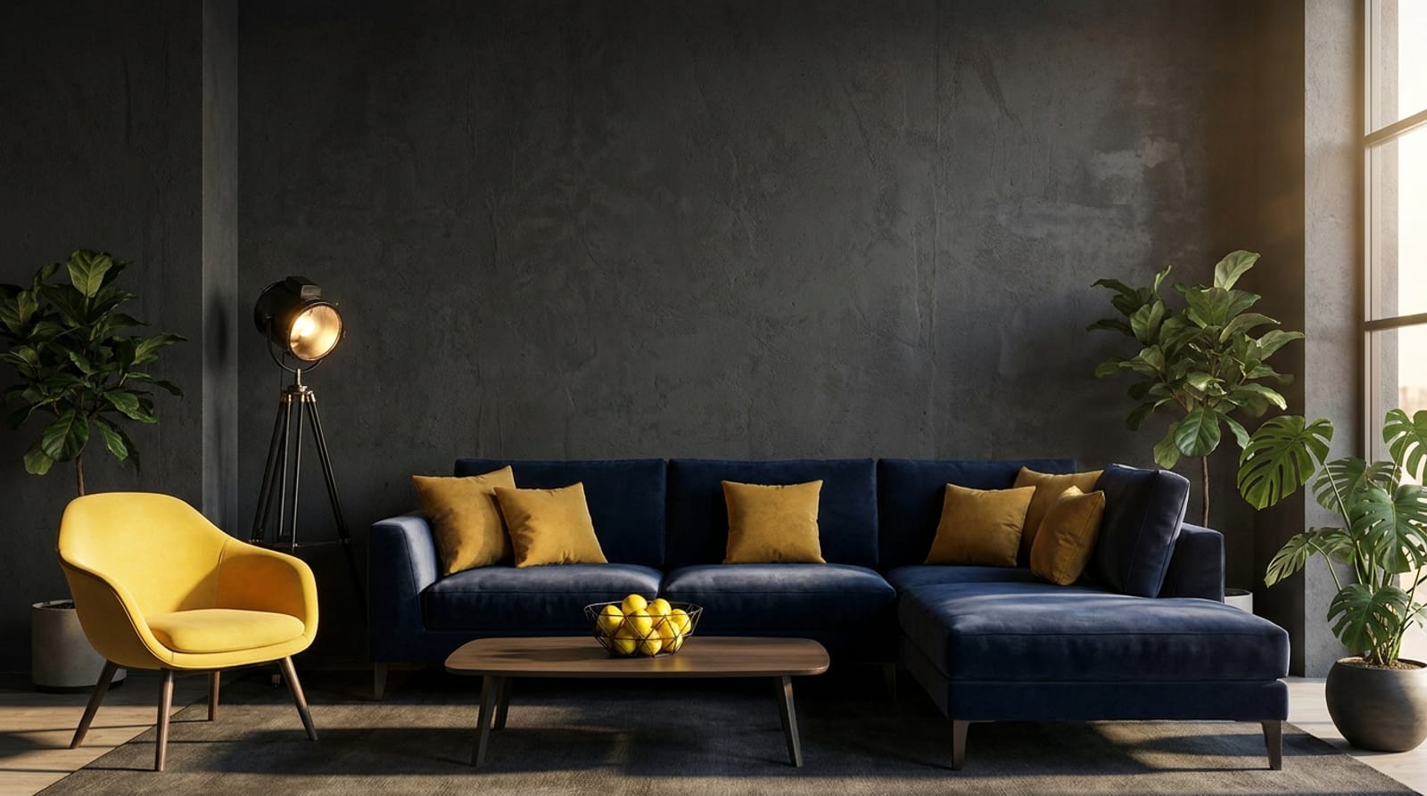 Modern interior living room