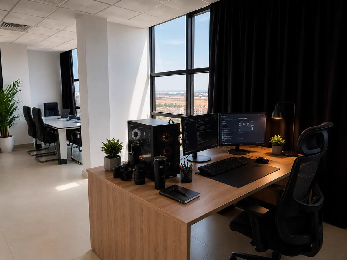 Montage d’une vidéo publicitaire dans le studio d’Amana Digital USA à Agadir